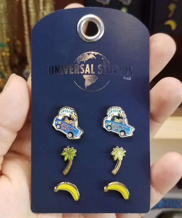 Despicable ME Universal Studios Parks Jewelry Minion Earring Set