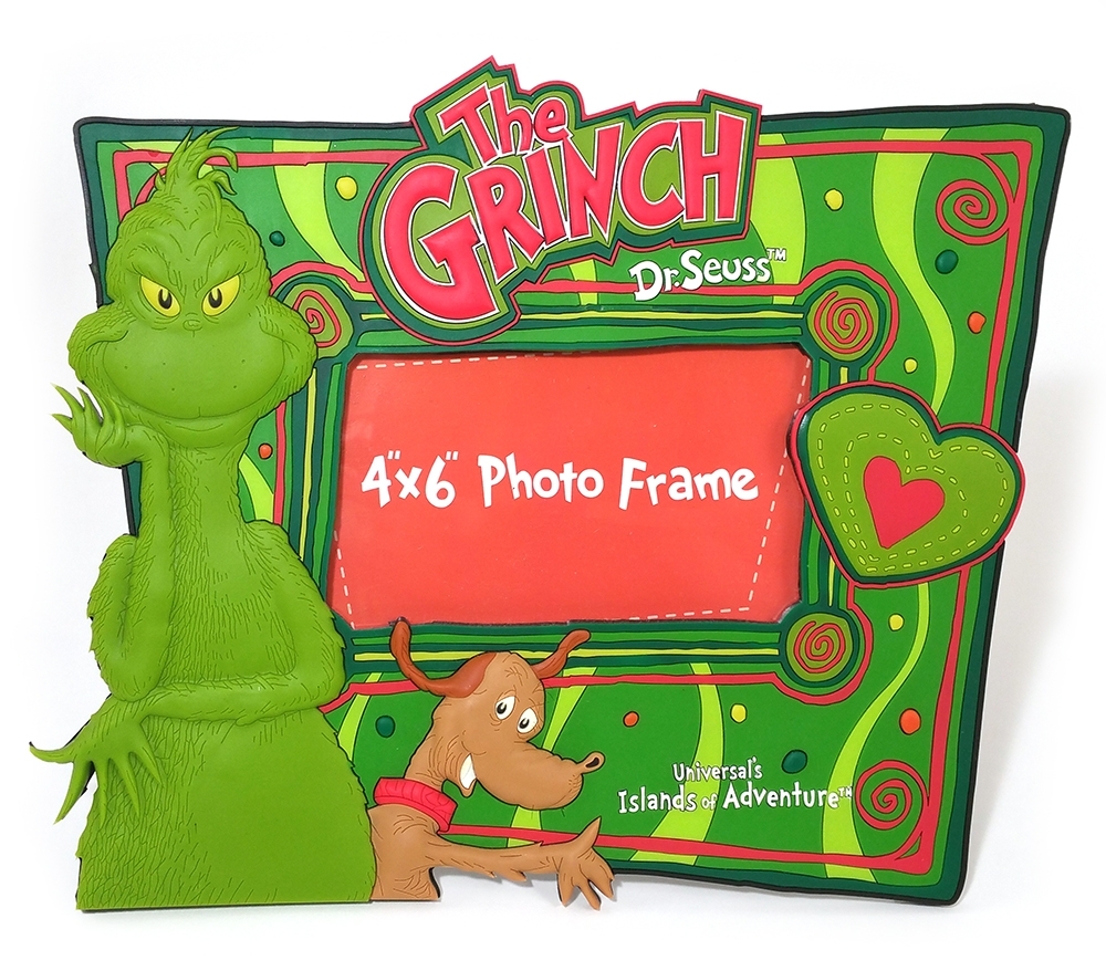 Dr Seuss The Grinch Universal Studios 4x6 Photo Frame w/ Max the Dog