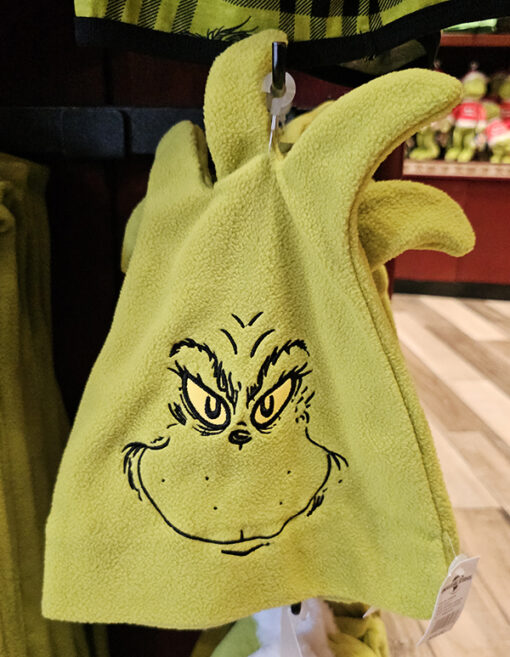 The Grinch Universal Studios Parks Costume Green Face Embroidered Hat