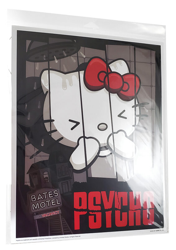 Authentic Universal Studios Hello Kitty Psycho Movie Scene Poster Print