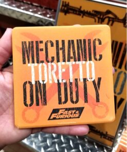 Fast and Furious Supercharged Universal Studios Drink Coaster - Toretto Mechanic on Duty