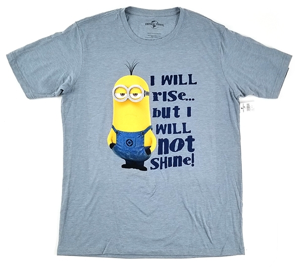 Despicable Me Universal Studios Men's Shirt Minions - I Will Rise