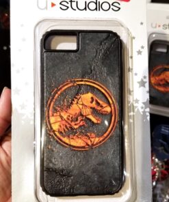 Jurassic World Universal Studios Cell Phone Cover Volcano Fire Logo - iPhone 6/7/8
