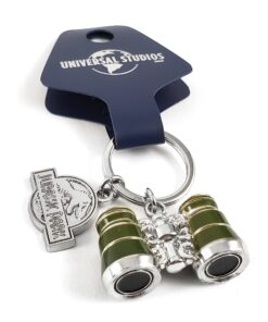 Jurassic Park Universal Studios Parks Key Chain Green Binoculars Charm