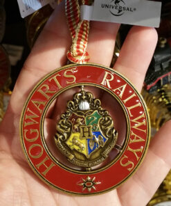 Wizarding World of Harry Potter Universal Studios Parks Holiday Ornament Enamel Spin Hogwarts Railways