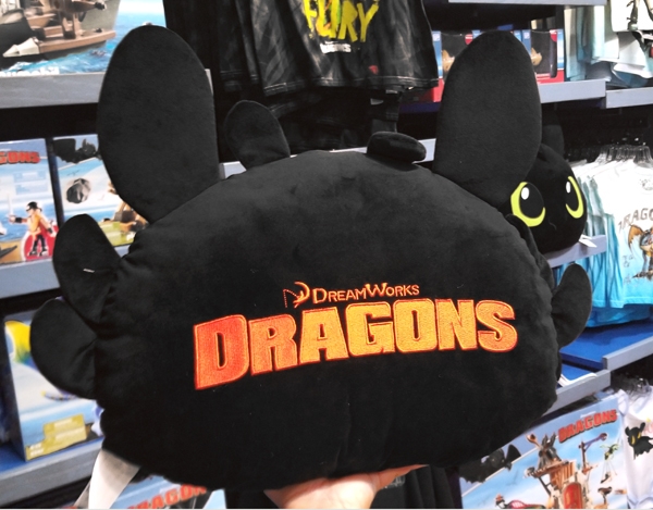 Universal Studios Dreamworks How to Train Your Dragon Toothless Plush Pillow for sale online 