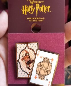 Wizarding World of Harry Potter Universal Studios Parks Pin Weasleys Playing Card Jack
