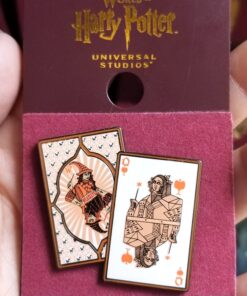 Wizarding World of Harry Potter Universal Studios Parks Pin Weasleys Playing Card Queen