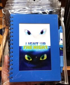 How to Train Your Dragon Universal Studios Parks Stationery Blue Journal & Pen