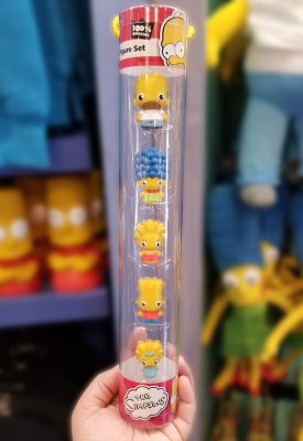 The Simpsons Family Universal Studios Parks Characters Cute Mini Figures Tube Set