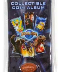 Universal Studios Parks - Film Strip Collage Collectible Pressed Penny Smashed Coin Souvenir Album Holder