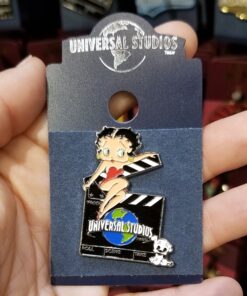 Betty Boop Universal Studios Parks Pin - Movie Clapperboard Betty with Pudgy the Dog