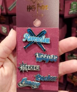 Wizarding World of Harry Potter Universal Studios Parks Trading Pin - Ravenclaw Keeper Seeker Beater Chaser Set