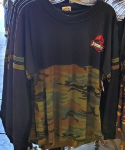 Jurassic Park JP Universal Studios Parks Ladies Camo Longsleeve Shirt