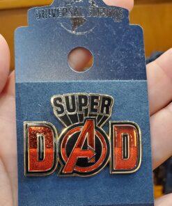 Super Dad Avengers Logo Trading Pin - Universal Studios Parks Exclusive Merchandise