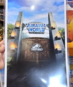 Jurassic World Universal Studios Parks Poster Art - Jurassic World Entrance Arch