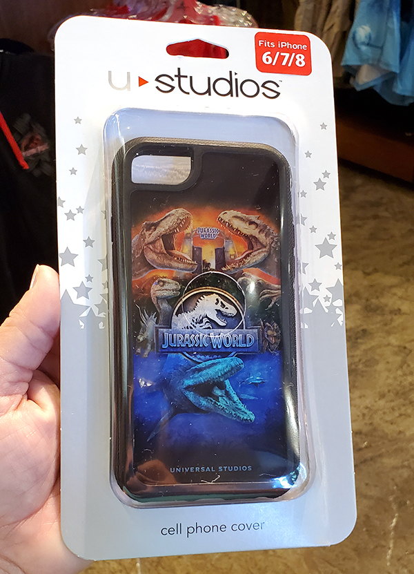 Jurassic World Universal Studios Parks Cell Phone Cover - 2019 JW The Ride Attraction Art - iPhone 6/7/8