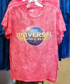 UOR New Globe Logo Universal Studios Parks Men's Shirt Pink Crush