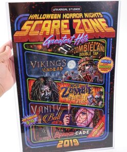 Halloween Horror Nights Universal Studios Parks HHN 2019 Scare Zone Poster 11x17