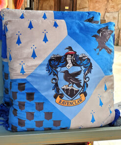 Wizarding World of Harry Potter Universal Studios Parks Ravenclaw House Crest Soft Tassel Pillow