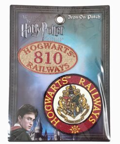 Wizarding World of Harry Potter Universal Studios Parks Iron-On Patch Hogwarts Railways Set