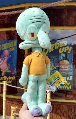 SpongeBob Squarepants Universal Studios Parks 13" Plush Toy Squidward