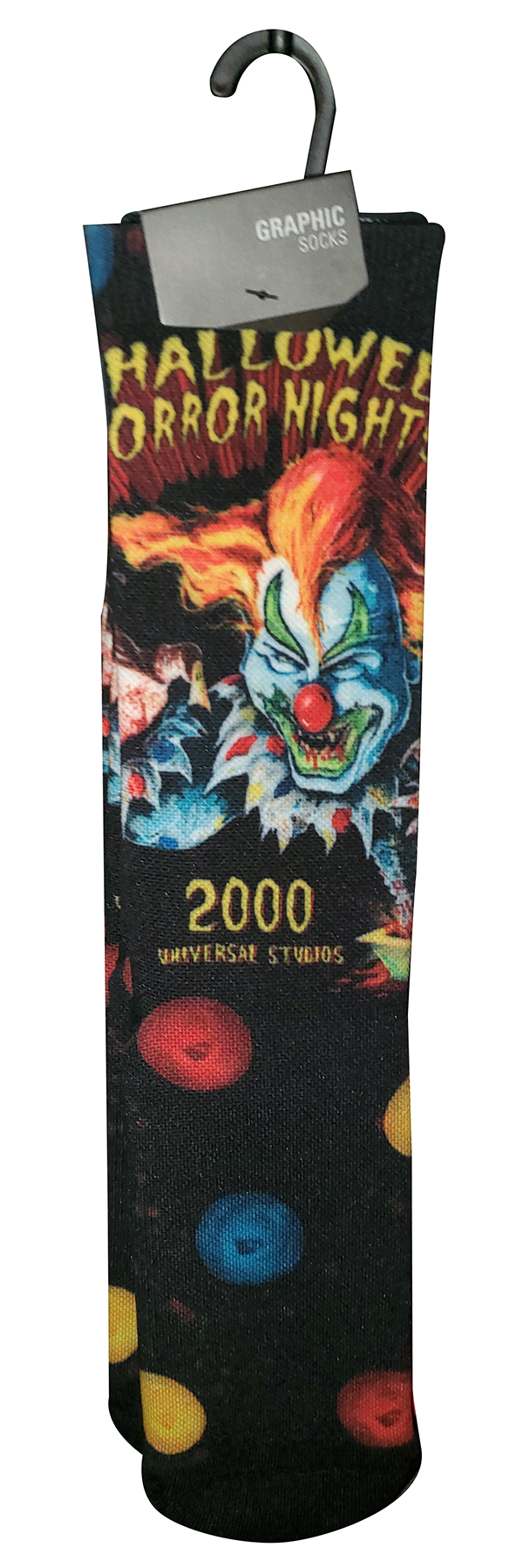 Universal Studios Halloween Horror Nights 30 Fears - Retro X 2000 Jack the Clown Socks