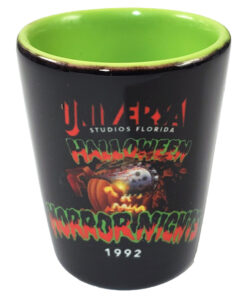 Universal Studios Halloween Horror Nights 30 Fears - Retro 1992 Pumpkin Shot Glass
