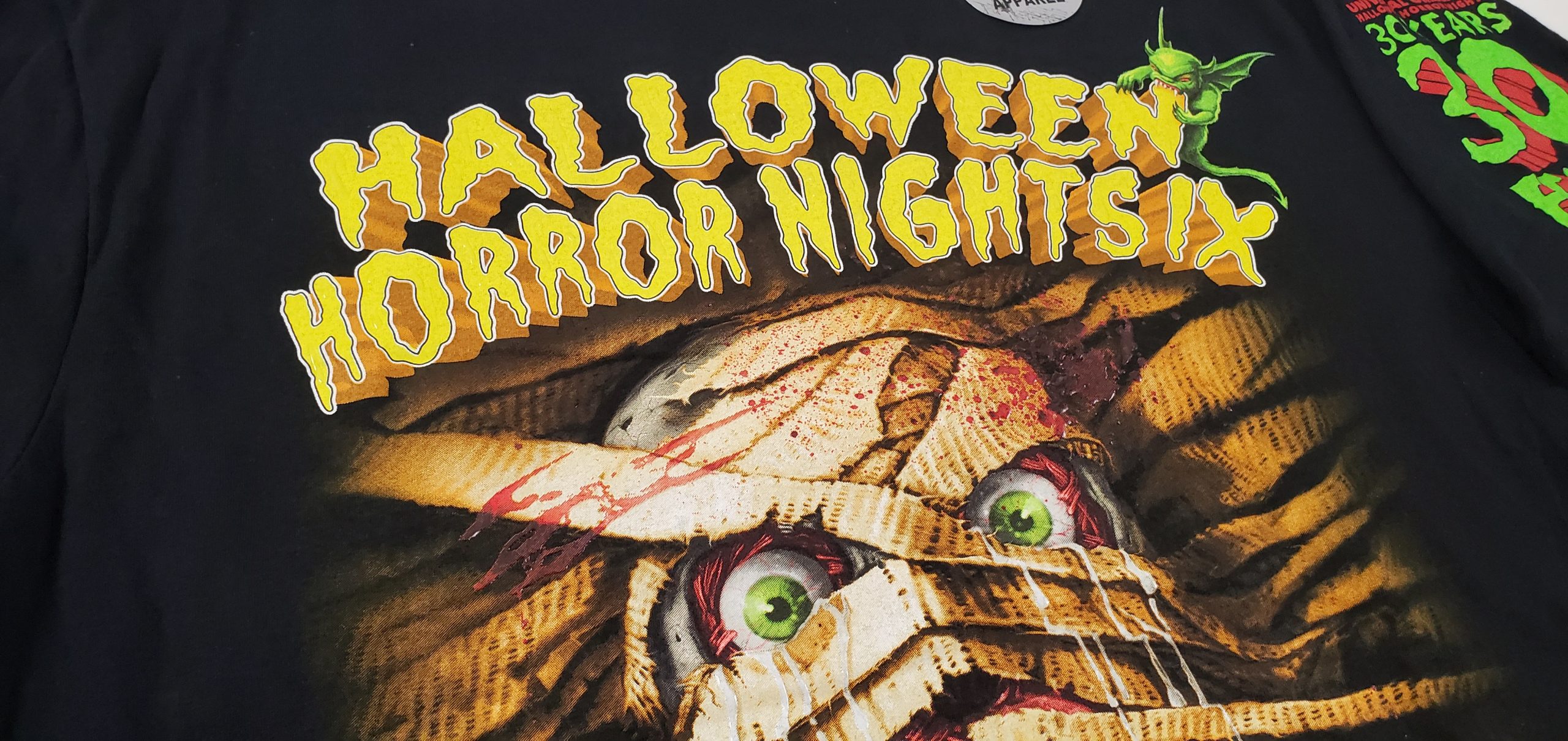 Vintage Halloween Horror Nights IX 1999 T Shirt Tee Size Large The Mummy Universal Studios Florida Orlando FL Amusement Theme Park 1990s 90s