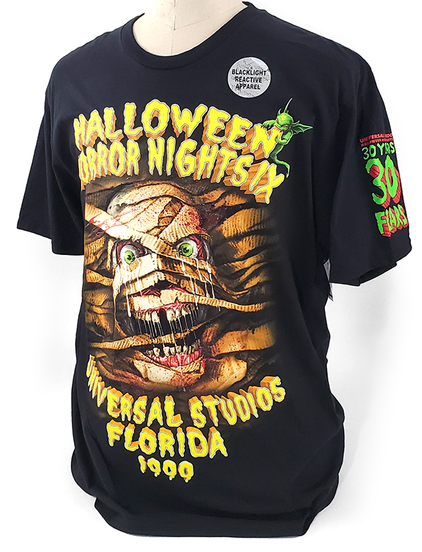 Vintage Halloween Horror Nights IX 1999 T Shirt Tee Size Large The Mummy Universal Studios Florida Orlando FL Amusement Theme Park 1990s 90s