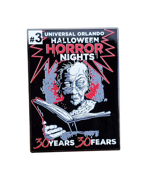 Halloween Horror Nights 30 Years 30 Fears Limited Edition Pin - The Storyteller #3