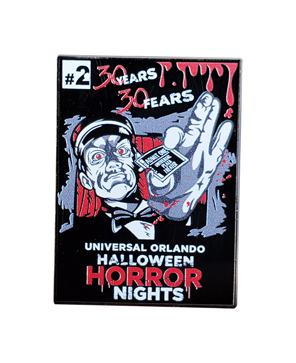 Halloween Horror Nights 30 Years 30 Fears Limited Edition Pin - The Usher #2
