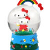 Hello Kitty Universal Studios Parks Small Mini Snow Globe Rainbow Umbrella