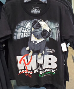 Universal Studios Parks MIB Men in Black Frank the Pug Alien - Pug in Black Kids T-Shirt