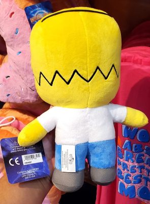 The Simpsons Universal Studios Parks Plush Baby Cute Cutie - Homer 10"