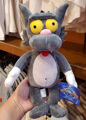 The Simpsons Universal Studios Parks Plush Scratchy Black Cat Figure Toy Doll