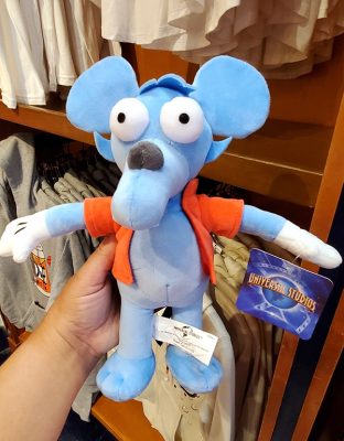 The Simpsons Universal Studios Parks Plush Itchy Blue Mouse Figure Toy Doll