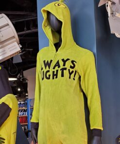 Universal Studios Parks The Grinch Always Naughty Green Union Suit Costume