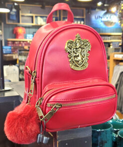 Wizarding World of Harry Potter Universal Studios Mini Pom Backpack Gryffindor Red