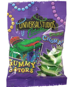 Universal Studios Orlando Florida Mardi Gras 2021 Retro Marquee 4.5oz Gummy Gators