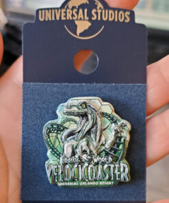 Jurassic World Universal Studios Parks Velocicoaster Raptors Pin