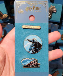 Wizarding World of Harry Potter Universal Studios Parks (3 Pin Set) - Diagon Alley Dragon Hogwarts Express