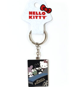 Hello Kitty / Fast and Furious Supercharged Universal Studios Parks Keychain