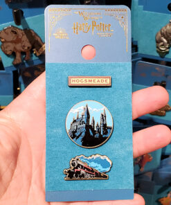 Wizarding World of Harry Potter Universal Studios Parks (3 Pin Set) - Hogsmeade Castle Hogwarts Express