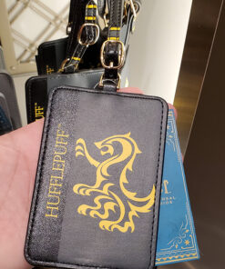 Wizarding World of Harry Potter Universal Studios Luggage Tag ID-Badge Holder Hufflepuff
