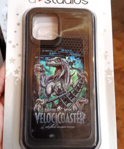 Jurassic World Universal Studios Parks Cell Phone Case - Velocicoaster iPhone 12 Pro Max
