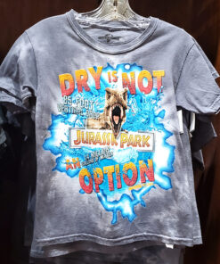 Jurassic World Universal Studios Parks Tie-Dye Shirt - Kids River Adventure Dry is Not an Option (Copy)