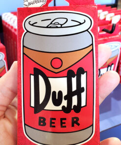 The Simpsons Universal Studios Parks Duff Beer Can Shaped Playing Cards