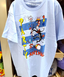 Dr Seuss Universal Studios Parks Cat in the Hat Party Animal T-Shirt