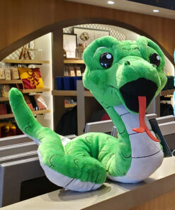 Harry Potter Universal Studios Parks House Mascot Plush Charming Slytherin Snake 7"
